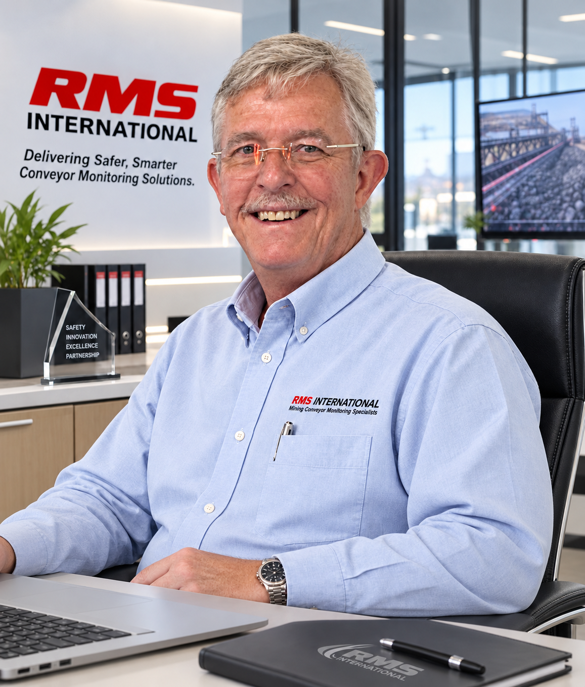 Des van Rensburg, Chief Executive Officer of RMS Process Technology (Pty) Ltd